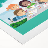 Kids Educational Wall Art - Creative Learning Playtime Poster
