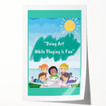 Kids Educational Wall Art - Creative Learning Playtime Poster