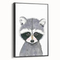 Cute Raccoon Nursery Wall Art – Baby Room & Kids Woodland Decor