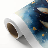 Moonlit Bunny - Kids Room Wall Art Canvas and Framed Options