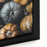 Extra large framed canvas featuring a textured, colorful abstract design with black accents, ideal for living room decor.