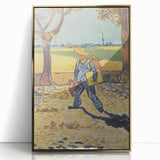 Acrylic print of a Van Gogh-inspired scene in gold frame, featuring art deco style, ideal for modern art wall decor.