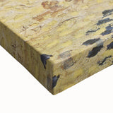 Large art of a black and white landscape painting on stretched canvas, ideal for bedroom wall decor.