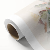 Modern Wall Art: Abstract Rooftops and Trees with Geometric Flair