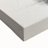 Modern Wall Art: Abstract Rooftops and Trees with Geometric Flair