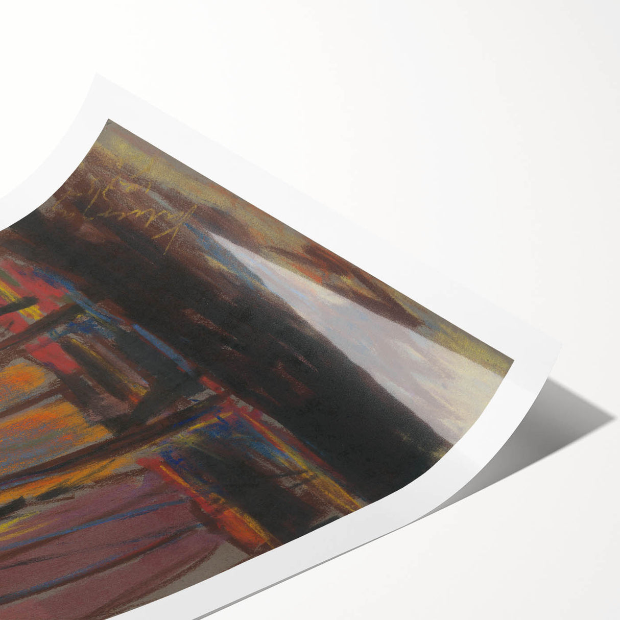 Abstract Harbor Scene - Vibrant Modern Wall Art by Zolo Palugyay