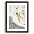 Elegant Sketch Art - Toulouse-Lautrec’s Corset Scene Wall Art