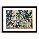 Modern Wall Art: Vibrant Abstract Green Leaves with Nature's Essence