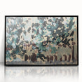 Modern Wall Art: Vibrant Abstract Green Leaves with Nature's Essence