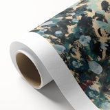 Modern Wall Art: Vibrant Abstract Green Leaves with Nature's Essence