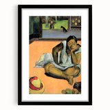 Paul Gauguin’s Brooding Woman - Modern Figurative Wall Art Print