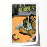 Paul Gauguin’s Brooding Woman - Modern Figurative Wall Art Print