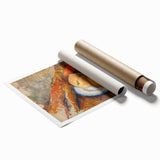 Modern Wall Art: Still Life of Peaches on Plate with Warm Tones