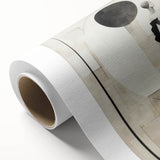 Elegant Abstract Living Room Wall Art – Black & Beige Fashion Canvas