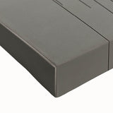 Close-up of an abstract geometric stretched canvas art piece showcasing vibrant colors and intricate shapes, perfect for modern home decor or office spaces.