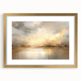 Abstract landscape wall art framed in gold, showcasing vibrant colors and intricate textures, perfect for enhancing modern home decor. Ideal for art enthusiasts.