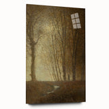 Edge of the Forest in Moonlight - Impressionist Landscape Art Print