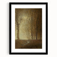Edge of the Forest in Moonlight - Impressionist Landscape Art Print