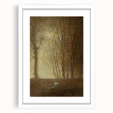 Edge of the Forest in Moonlight - Impressionist Landscape Art Print