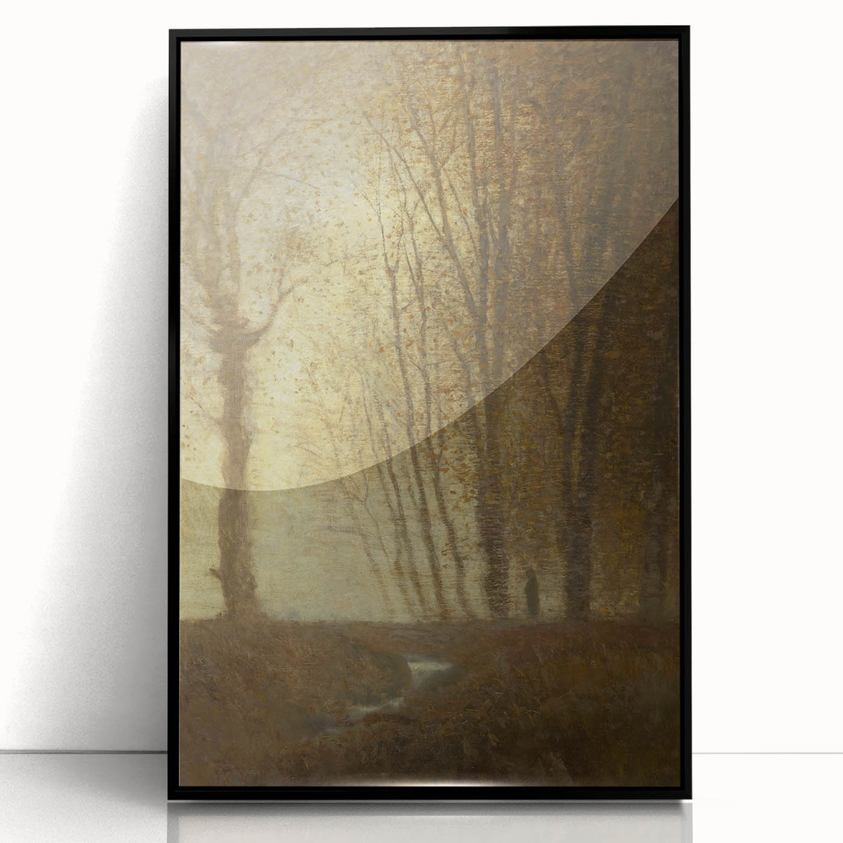Edge of the Forest in Moonlight - Impressionist Landscape Art Print