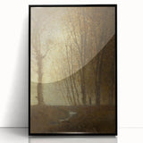 Edge of the Forest in Moonlight - Impressionist Landscape Art Print