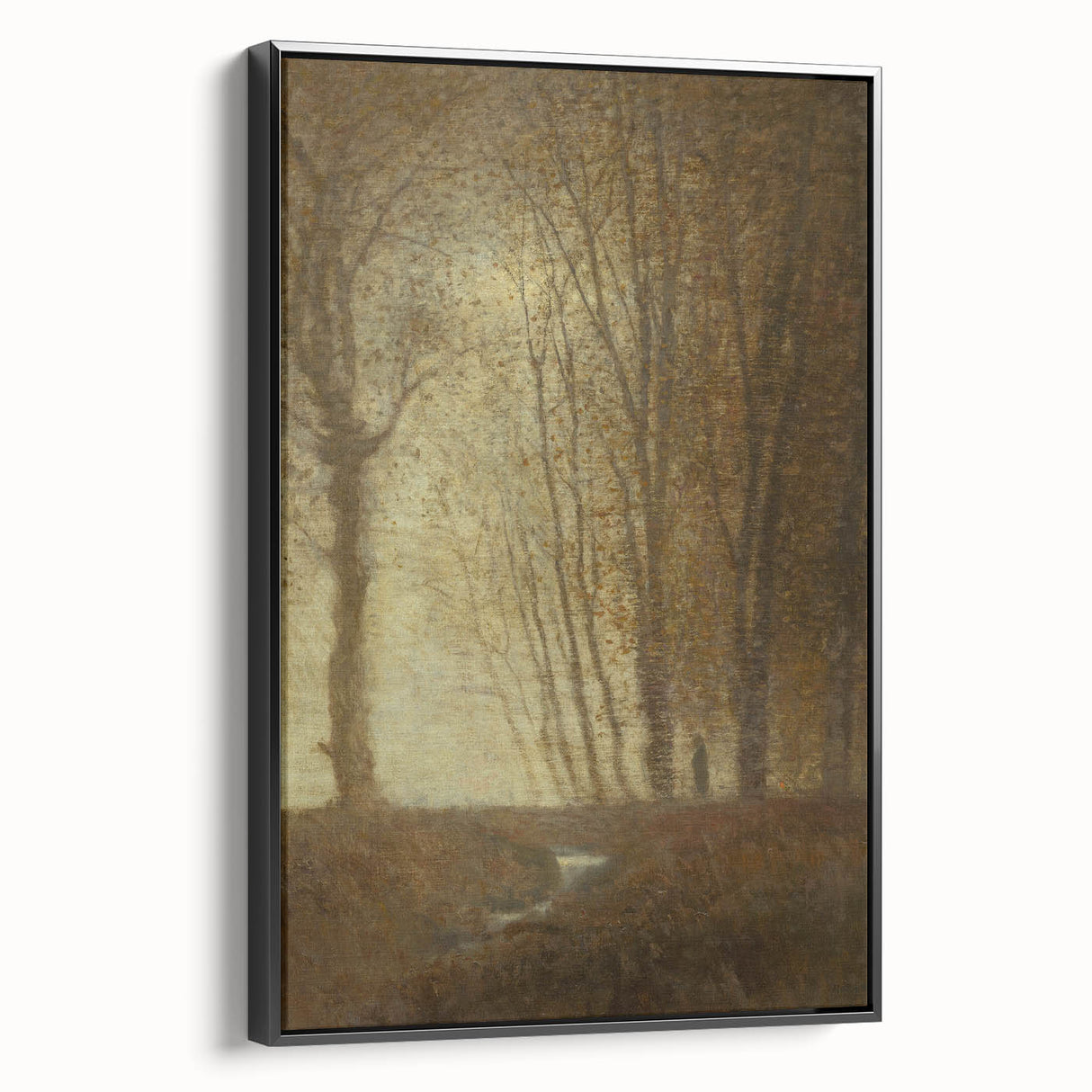 Edge of the Forest in Moonlight - Impressionist Landscape Art Print