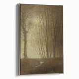 Edge of the Forest in Moonlight - Impressionist Landscape Art Print