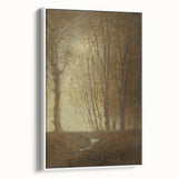 Edge of the Forest in Moonlight - Impressionist Landscape Art Print
