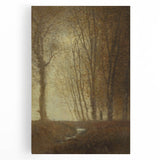 Edge of the Forest in Moonlight - Impressionist Landscape Art Print