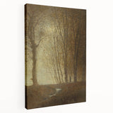 Edge of the Forest in Moonlight - Impressionist Landscape Art Print