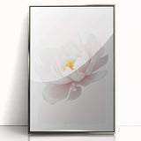 Elegant White Peony Floral Print - Girls Bedroom Wall Art