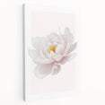 Elegant White Peony Floral Print - Girls Bedroom Wall Art