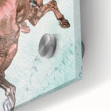 Modern Wall Art - Dynamic Jockeys and Horses - Contemporary Art Print