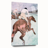 Modern Wall Art - Dynamic Jockeys and Horses - Contemporary Art Print