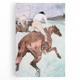 Modern Wall Art - Dynamic Jockeys and Horses - Contemporary Art Print