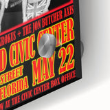 Def Leppard 1980s Concert Poster - Vintage Lakeland Art