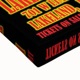 Def Leppard 1980s Concert Poster - Vintage Lakeland Art