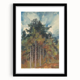 Autumn Forest Realism Art Print - Zolo Palugyay Nature-Inspired Canvas Art