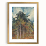 Autumn Forest Realism Art Print - Zolo Palugyay Nature-Inspired Canvas Art