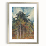 Autumn Forest Realism Art Print - Zolo Palugyay Nature-Inspired Canvas Art