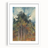 Autumn Forest Realism Art Print - Zolo Palugyay Nature-Inspired Canvas Art