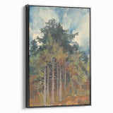 Autumn Forest Realism Art Print - Zolo Palugyay Nature-Inspired Canvas Art