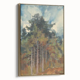 Autumn Forest Realism Art Print - Zolo Palugyay Nature-Inspired Canvas Art