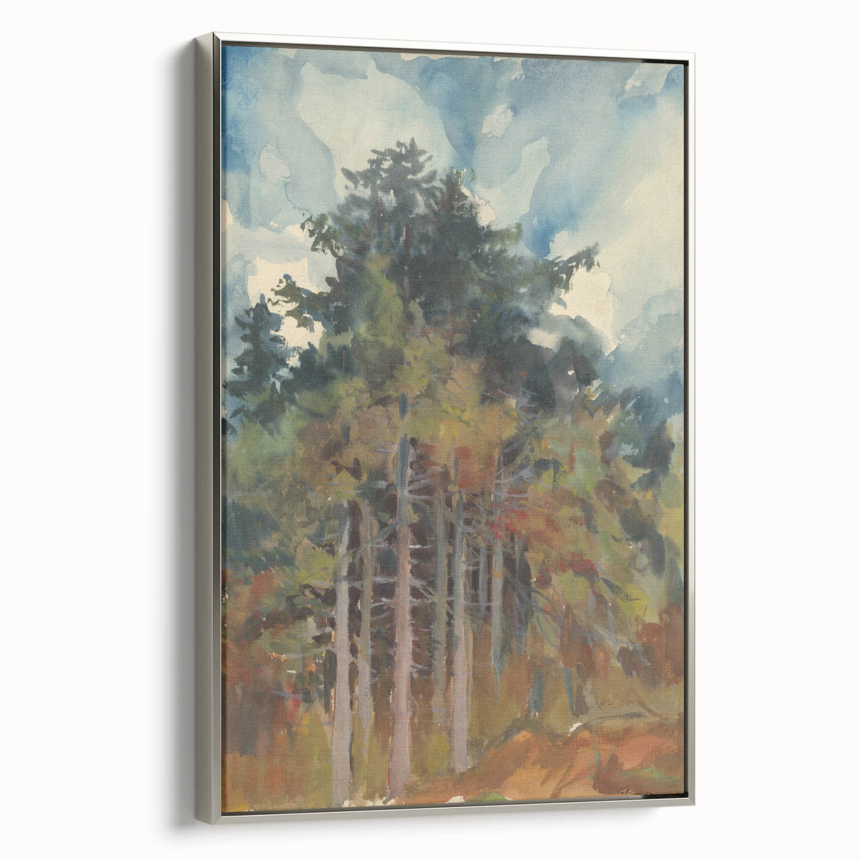 Autumn Forest Realism Art Print - Zolo Palugyay Nature-Inspired Canvas Art