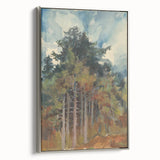Autumn Forest Realism Art Print - Zolo Palugyay Nature-Inspired Canvas Art