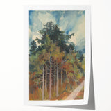 Autumn Forest Realism Art Print - Zolo Palugyay Nature-Inspired Canvas Art