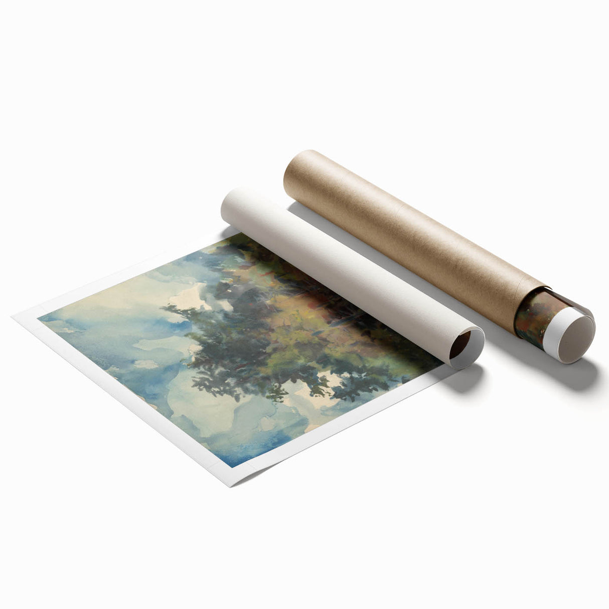 Autumn Forest Realism Art Print - Zolo Palugyay Nature-Inspired Canvas Art