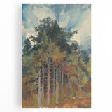 Autumn Forest Realism Art Print - Zolo Palugyay Nature-Inspired Canvas Art