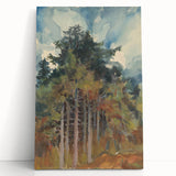 Autumn Forest Realism Art Print - Zolo Palugyay Nature-Inspired Canvas Art