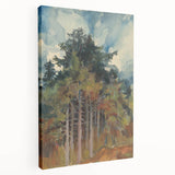 Autumn Forest Realism Art Print - Zolo Palugyay Nature-Inspired Canvas Art